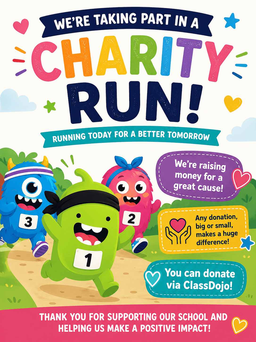 Charity Run Poster
